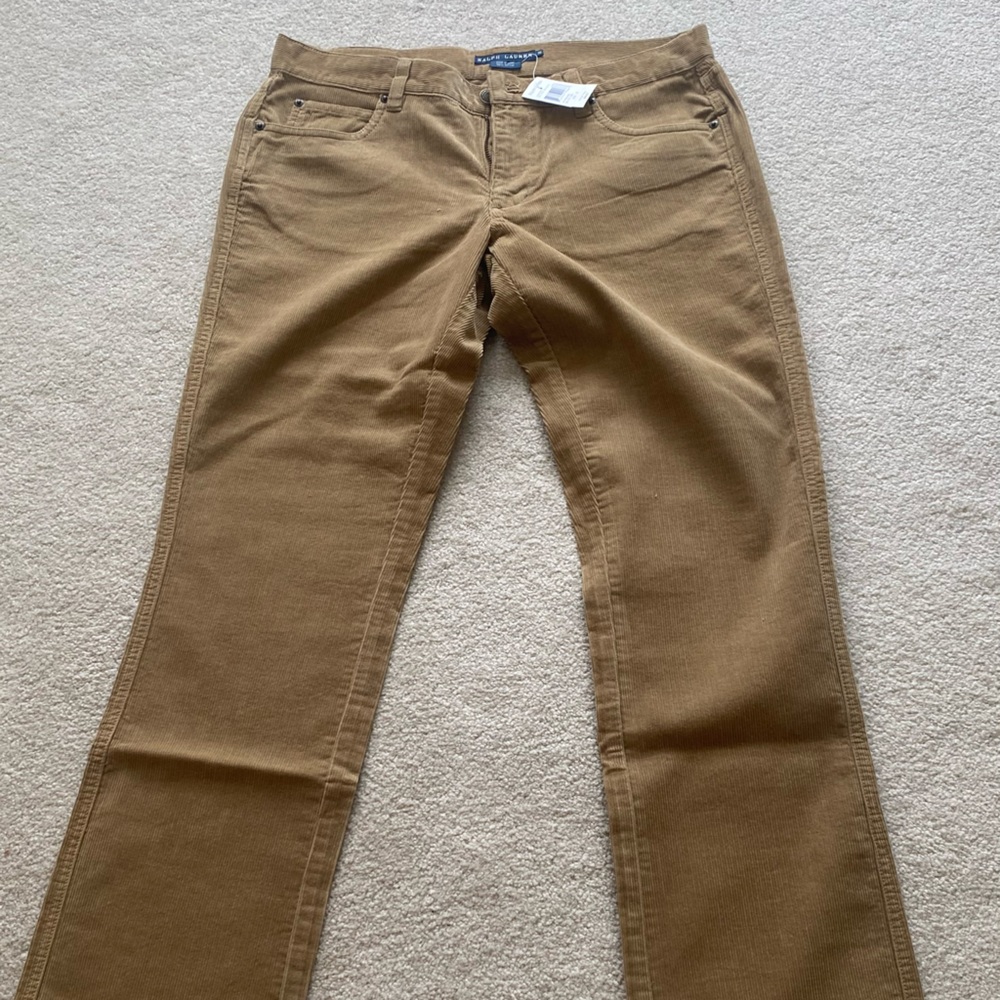 Ralph Lauren Corduroy Belt with Embellished Design
